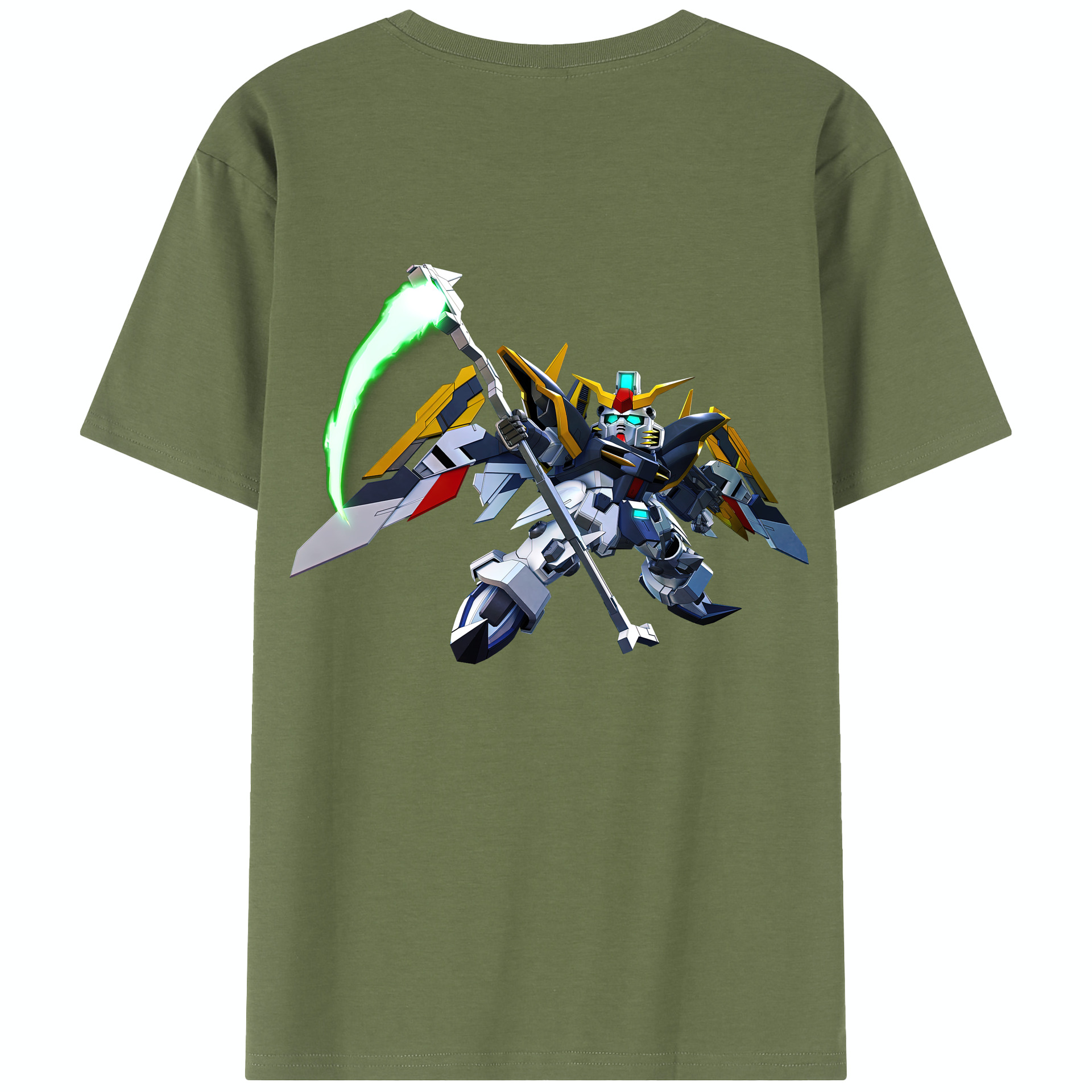 （画像用） 機動戦士ガンダム Mobile Suit Gundam 綿100％半袖Tシャツ（背面プリント）